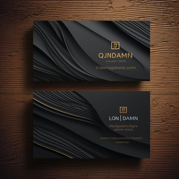 Photo business card template design