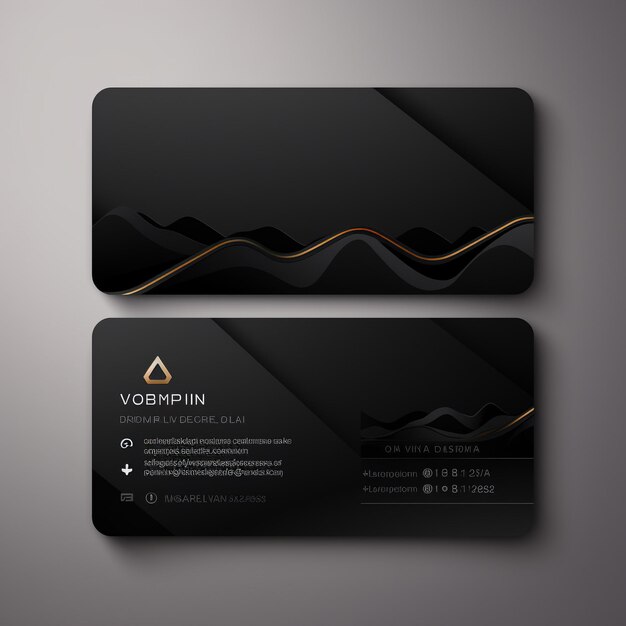 Photo business card template design