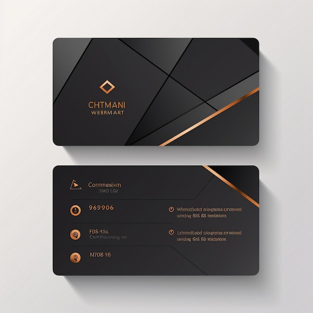 Дизайн шаблона визитной карточки