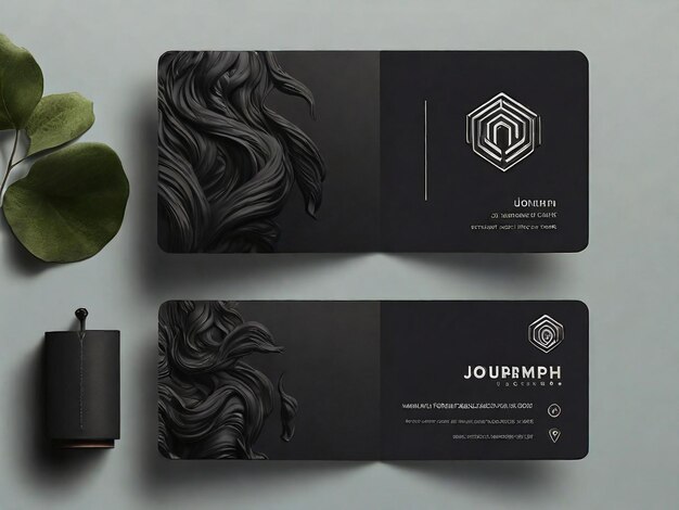 Photo business card template