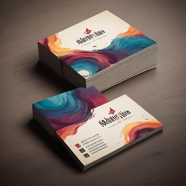 Photo business card template