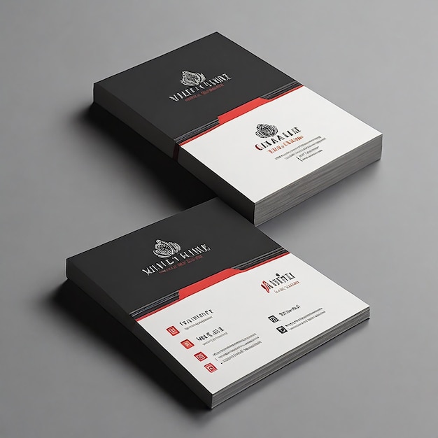 Photo business card template