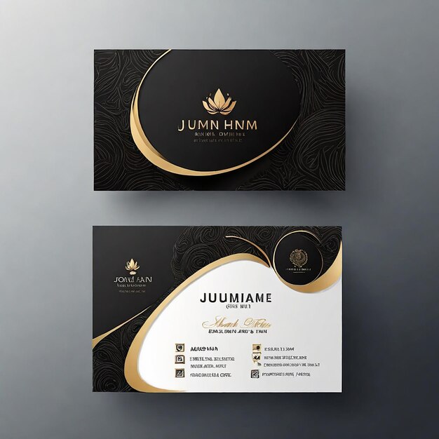 Photo business card template