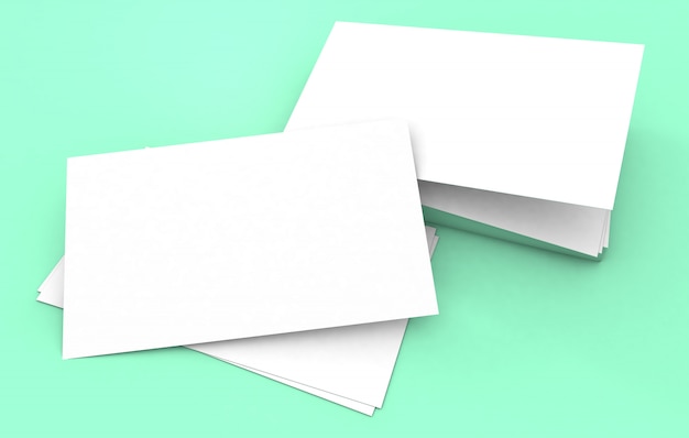 Photo business cards mockup