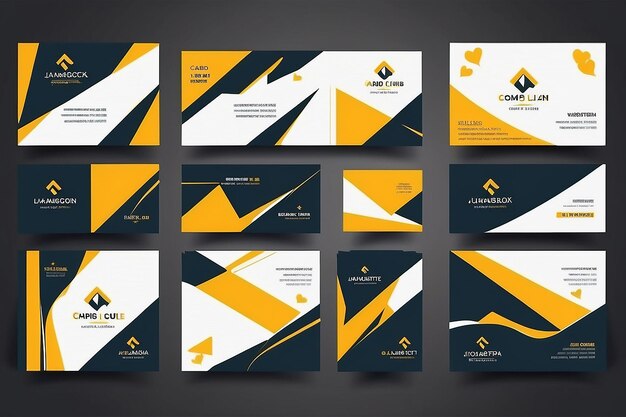 Business cards template