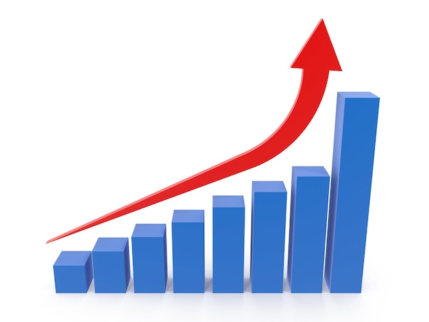 Photo business chart concept