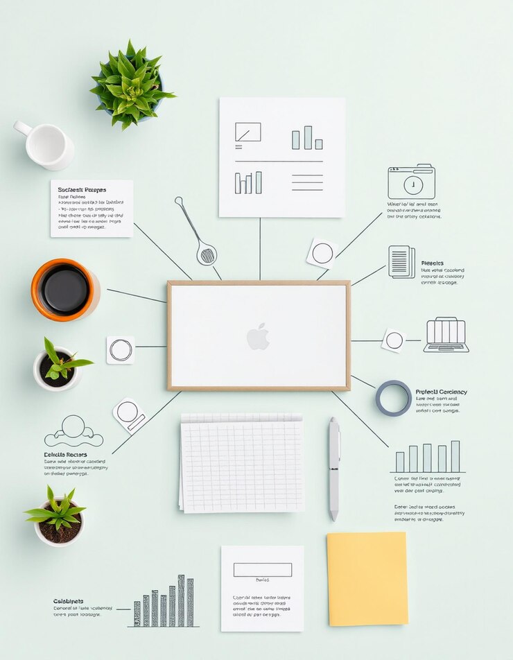 Photo business concept arrangement