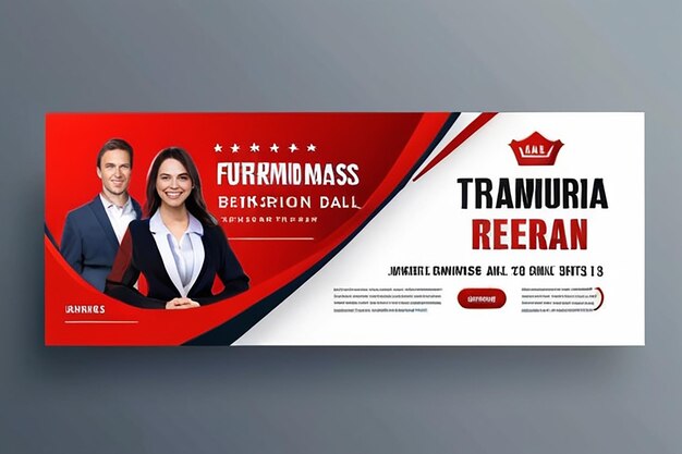 Business conference banner template design for webinar marketing online class program etc