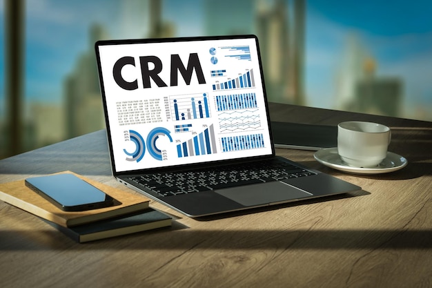 Business Customer CRM Management Analysis Service Concept management