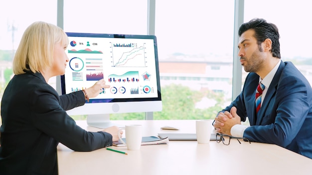 Business data dashboard analysis by ingenious computer software