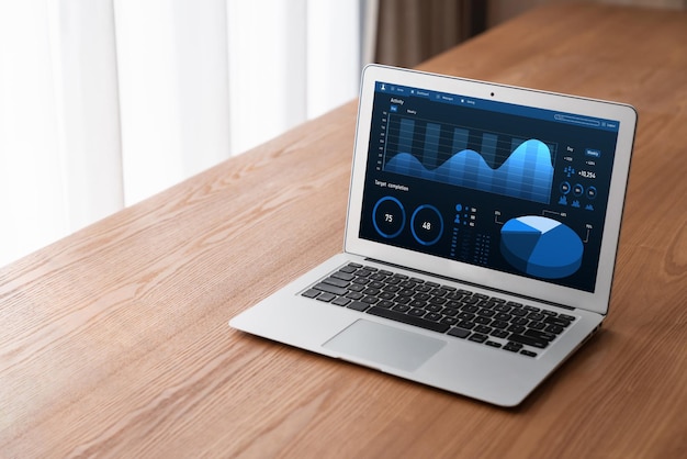 Business data dashboard provide modish business intelligence analytic