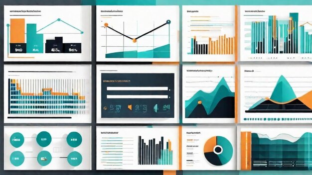 Foto visualizzazione dei dati aziendali per le intuizioni