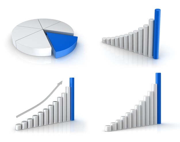 Business diagrams set