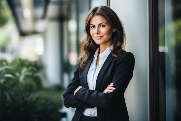 business executive women outdoor Portrait of a Happy Successful Businessman