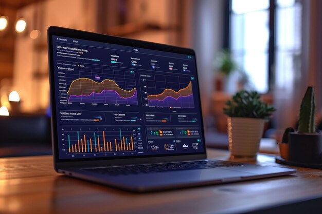 Business finance chart document report Generative AI