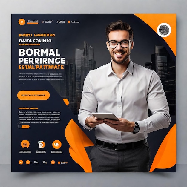 Business flyer design corporate flyer template geometric shape poster design brochure gradient abstract magazine background