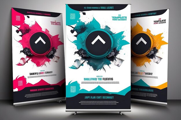 Photo business flyer template