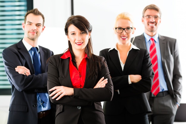 Business, group of businesspeople in office