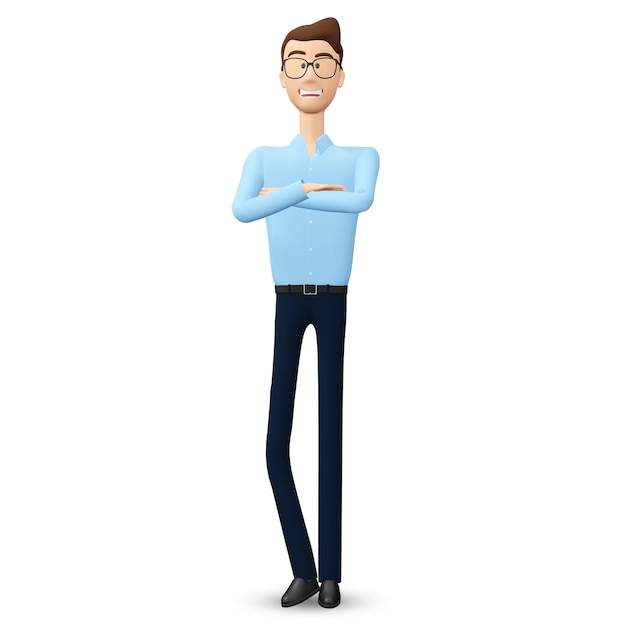 3d Rendering Of Business Person Standing With Diy - Do It Yourself