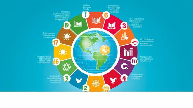 Photo business infographics set of pie chart