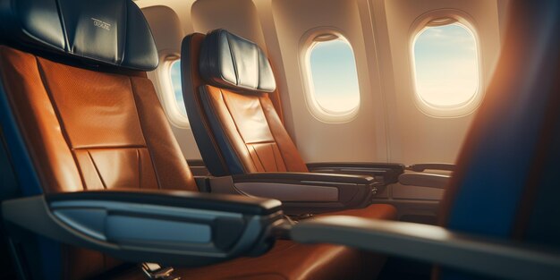 business jet interior business class Generative AI