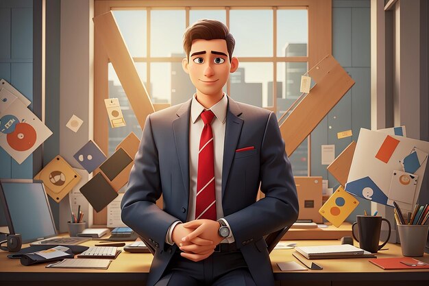 Business man illustration