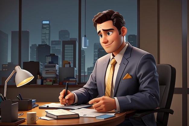 Business man illustration