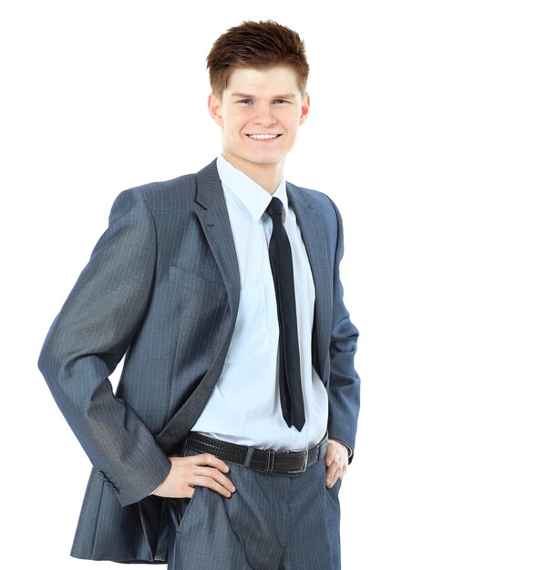  business man on a white background,