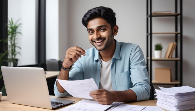 business man working in the office