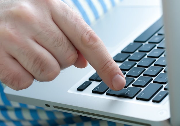 Business Man Working With Computer