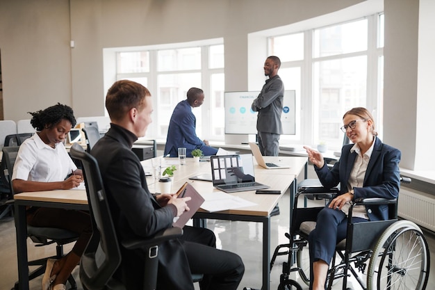 Business Meeting in Office