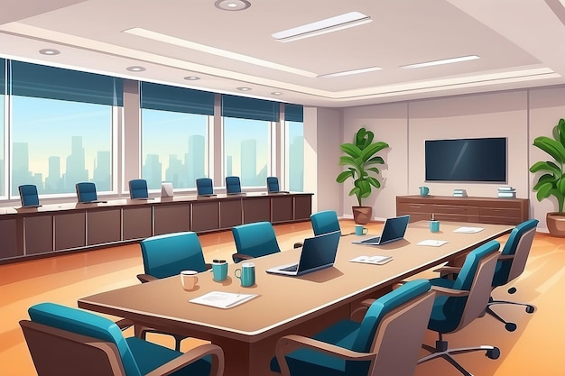 Business meeting room