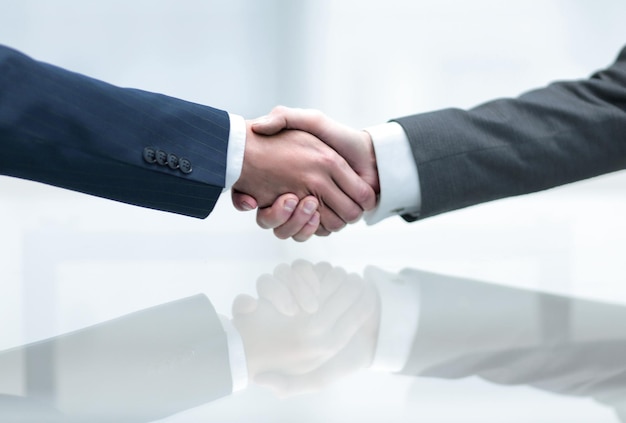 Business men making handshake Business concept