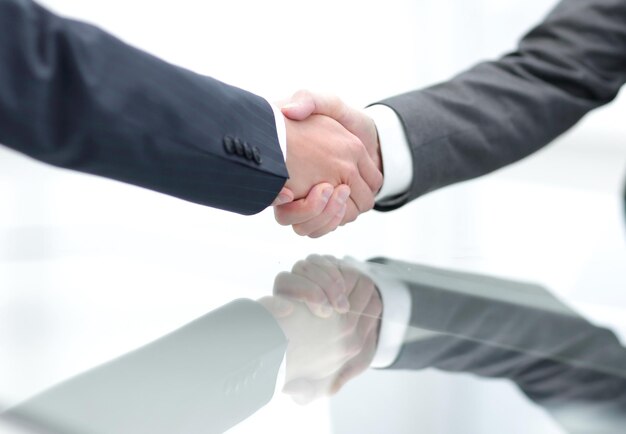 Business men making handshake Business concept