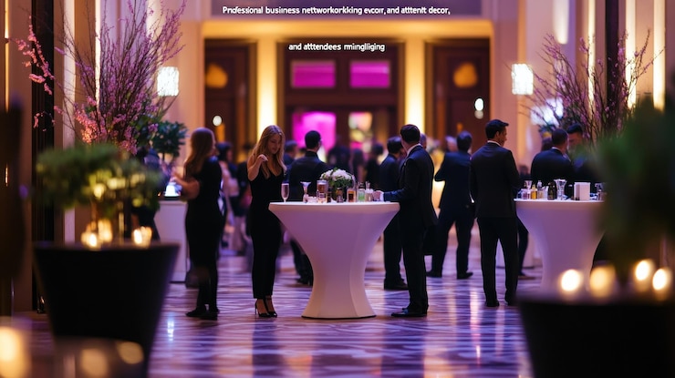 Photo business networking event