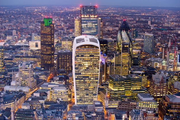 Business office building in London, England