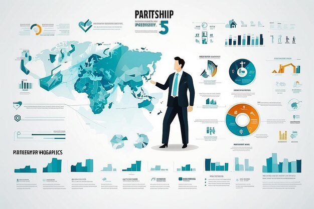 Фото Инфографика бизнес-партнерства