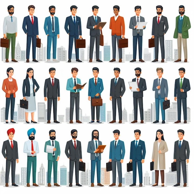 Business people collection