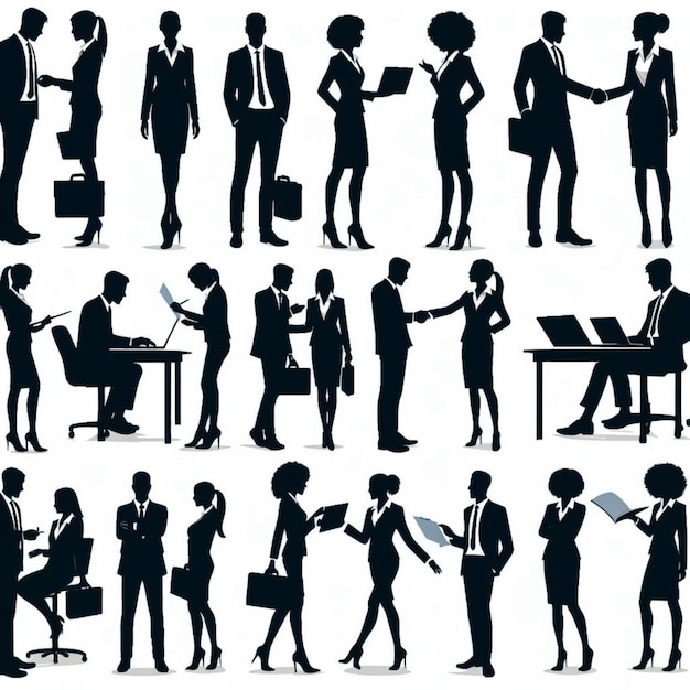 Business people collection