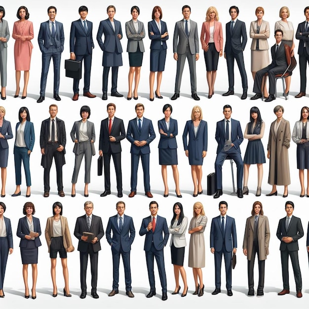 Business people collection