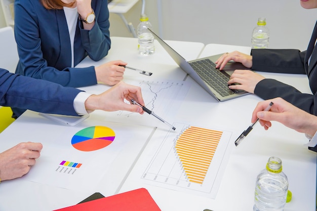 Business people discussing in a meeting room