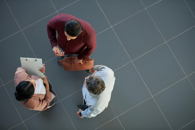 Business People Discussing Work