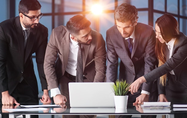 Business people having meeting in conference room