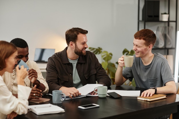 Business people having a meeting at office