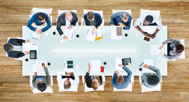 Business People Having a Meeting in the Office