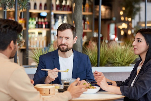 Business People at Lunch