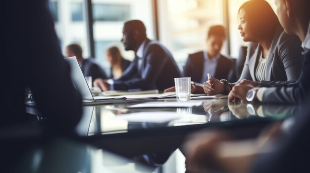 Photo business people meeting background