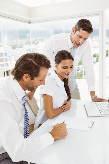 Business people in meeting at office