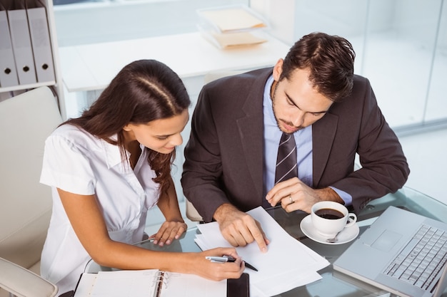 Business people in meeting at office