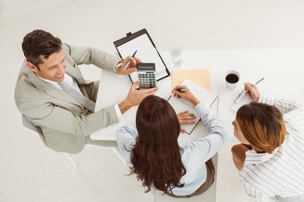 Business people in meeting at office